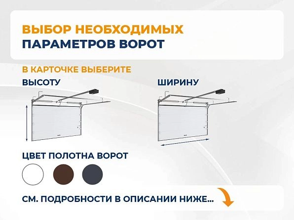 Секционные ворота 2500х2900 мм антрацитовые DoorHan RSD02,